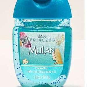 2 Bath & Body Works Disney Princess Mulan PocketBac Hand Gel - Blue